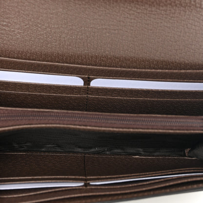 Gucci GG Supreme Monogram Web Ophidia Continental Wallet Brown 5 of 7