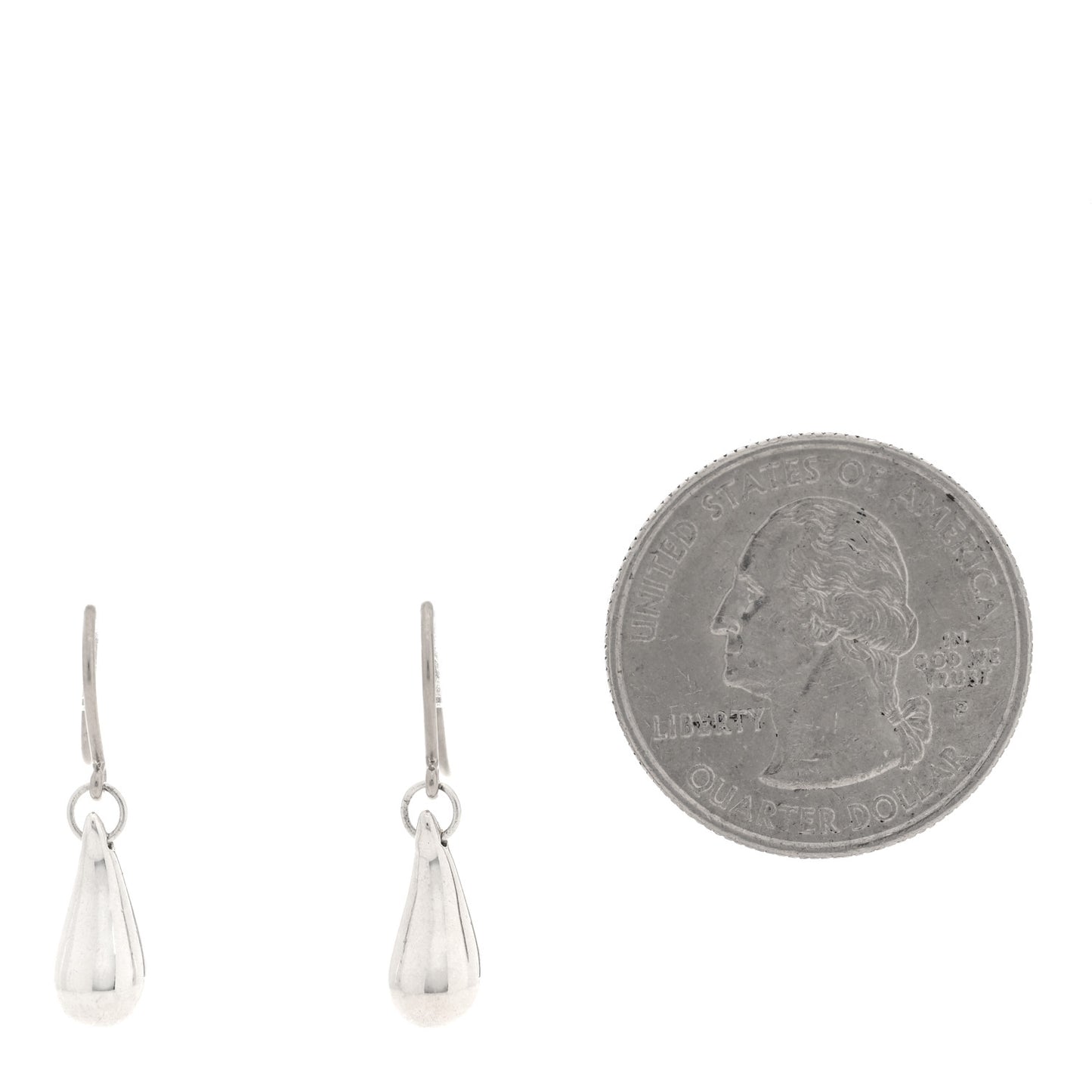 Sterling Silver Elsa Peretti Teardrop Earrings