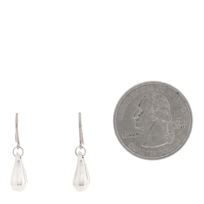 Tiffany Sterling Silver Elsa Peretti Teardrop Earrings 2 of 4