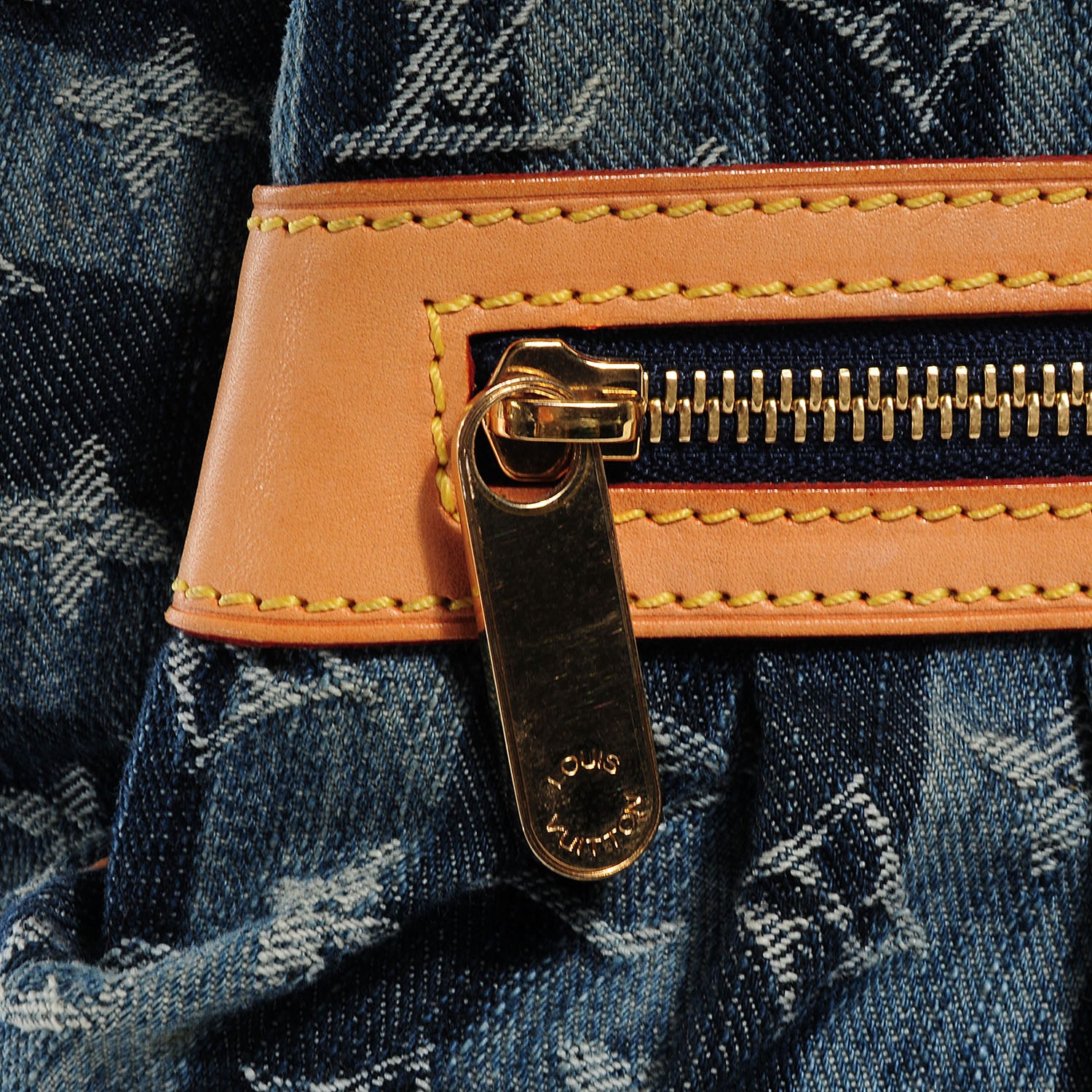 Louis Vuitton Denim Raye Porte Epaule MM 8 of 8