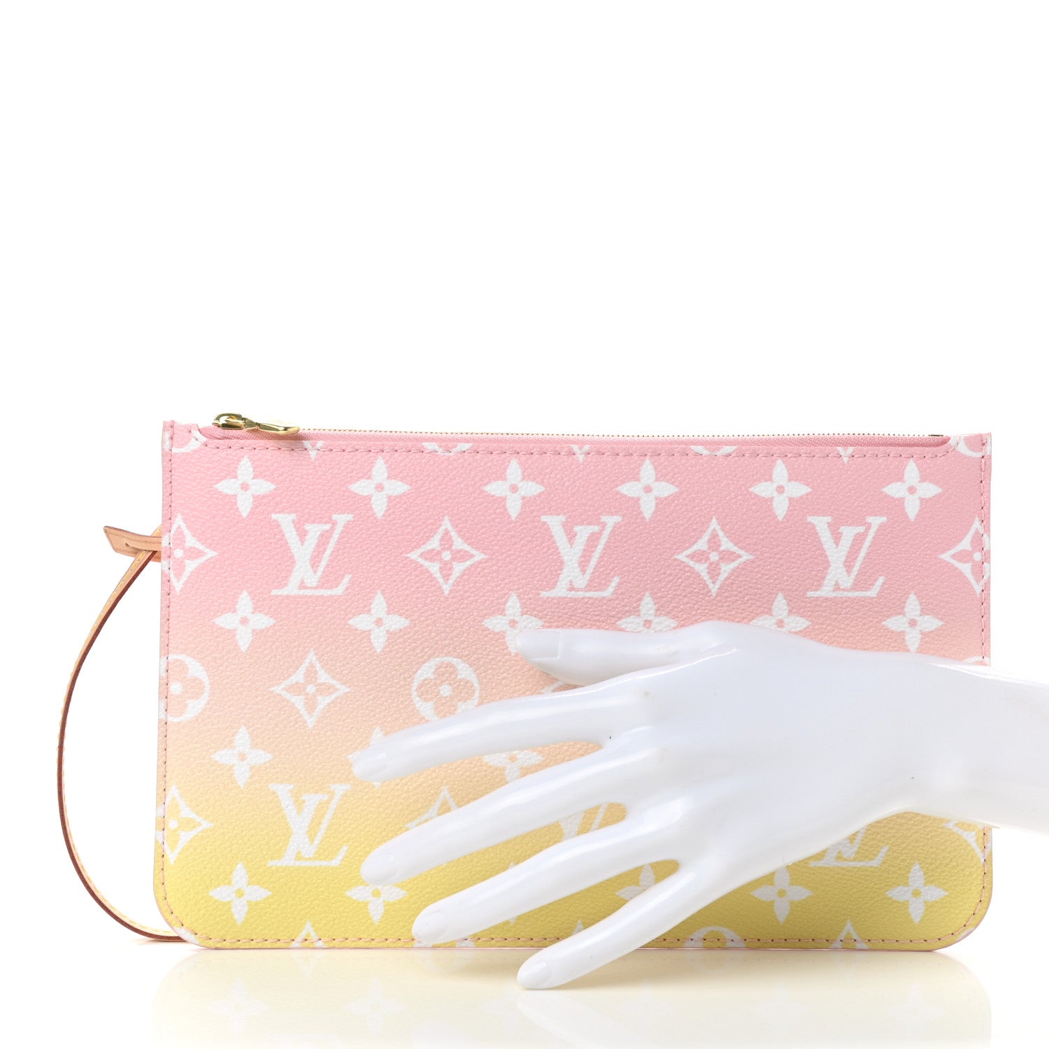 Louis Vuitton Monogram By The Pool Neverfull MM Pochette Light Pink 3 of 8