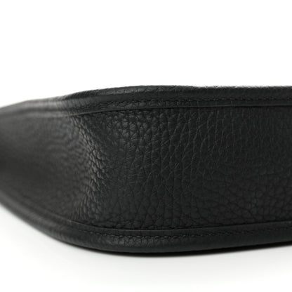 Hermes Taurillon Clemence Amazone Evelyne TPM Black Chocolate 9 of 14