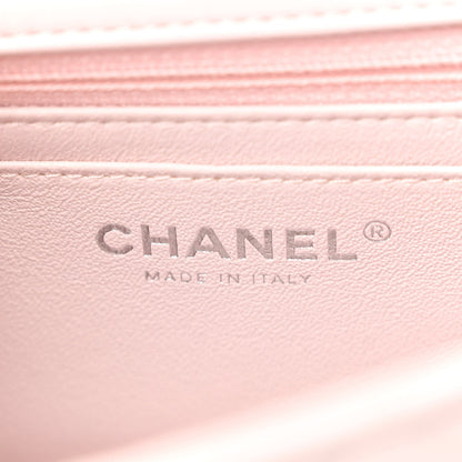 Chanel Lambskin Quilted Mini Rectangular Flap Light Purple 6 of 12