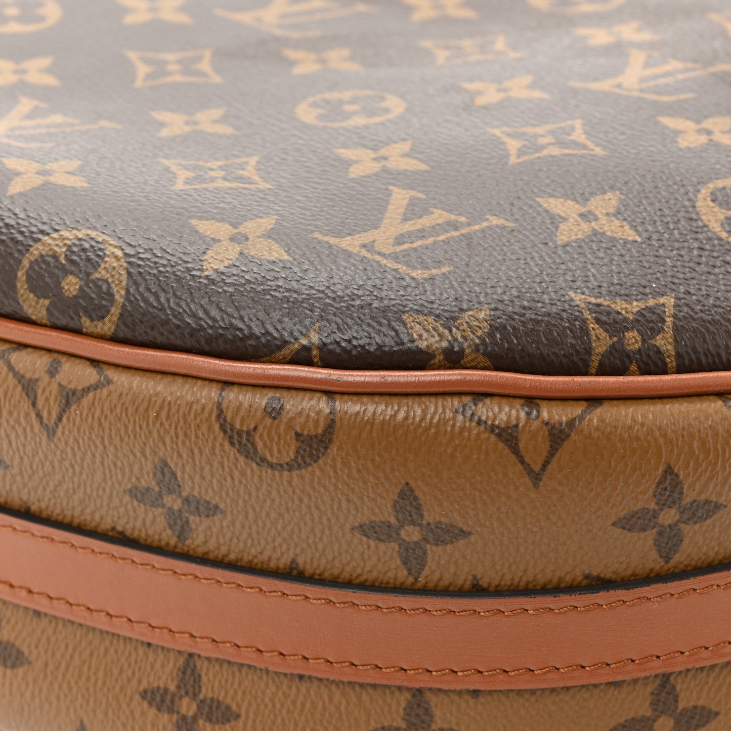 Reverse Monogram Loop Hobo