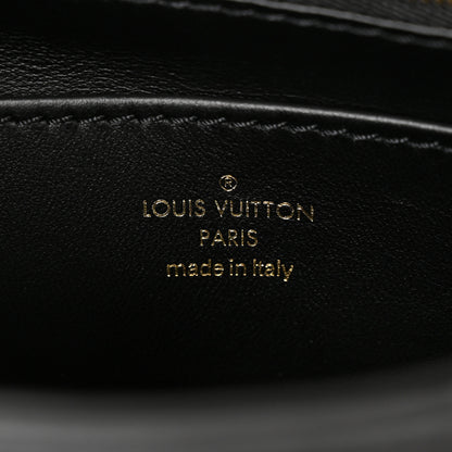 Louis Vuitton Lambskin Malletage Top Handle GO-14 MM Black 7 of 10