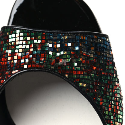 Chanel Glitter Ankle Strap Sandals 39 Multicolor 9 of 10