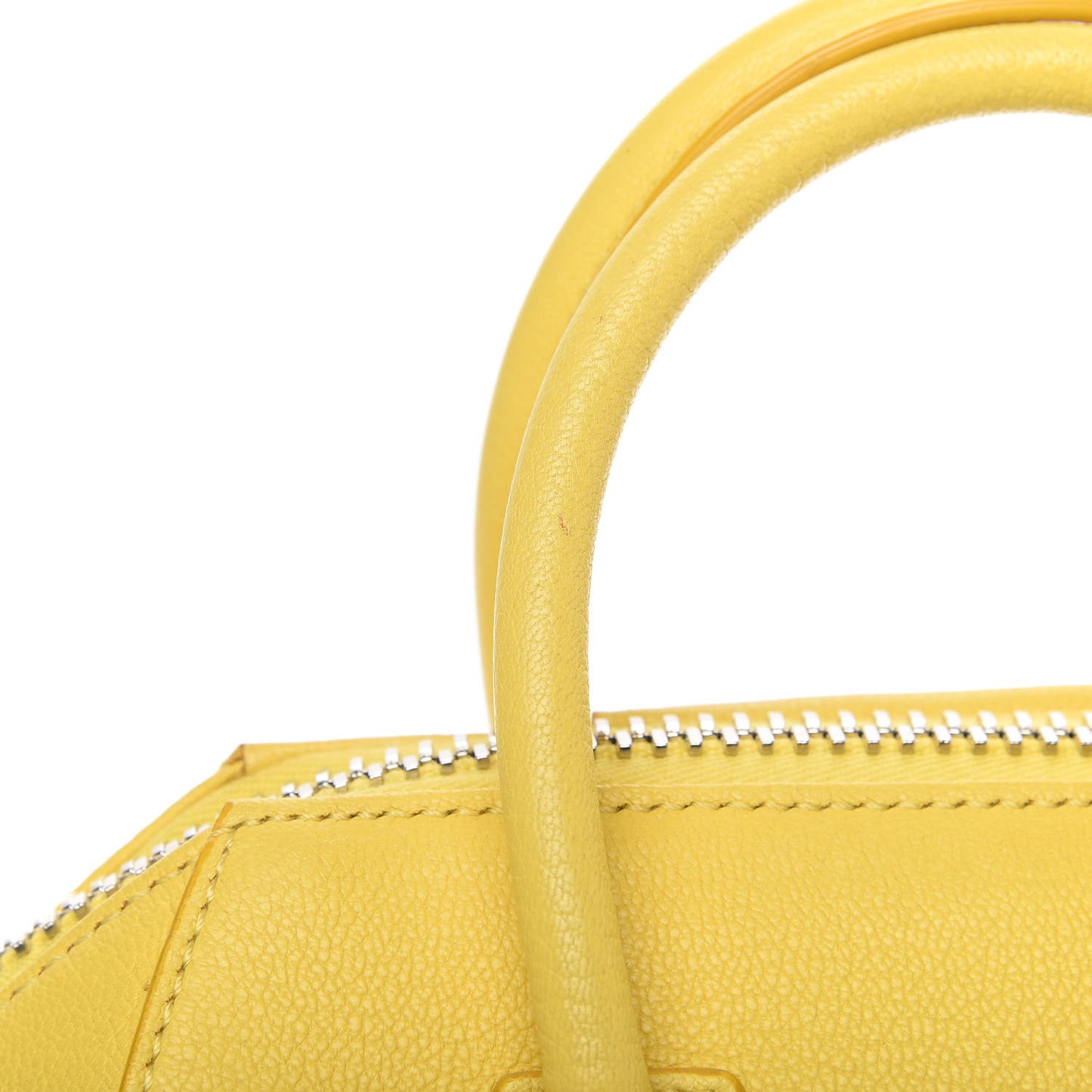 Sugar Goatskin Small Antigona Yellow