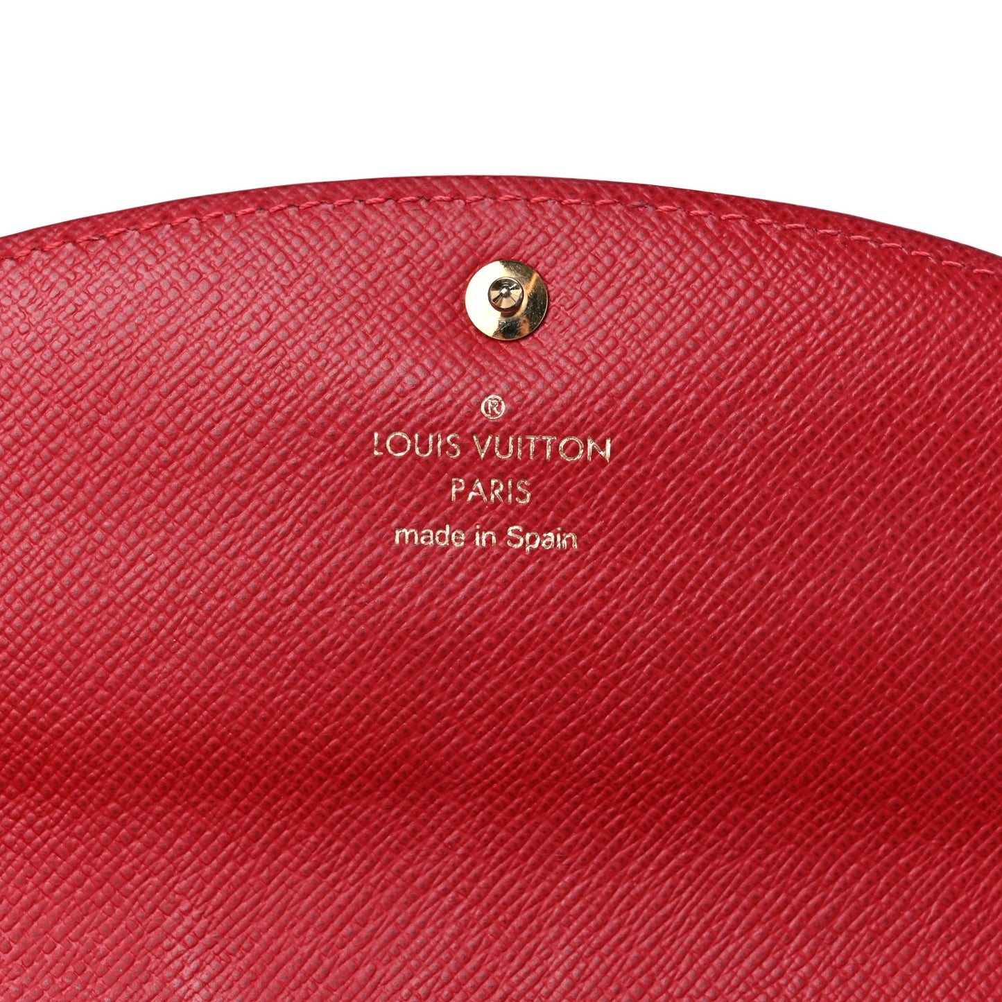 Damier Ebene Caissa Wallet Cherry