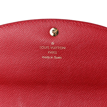 Louis Vuitton Damier Ebene Caissa Wallet Cherry 6 of 10