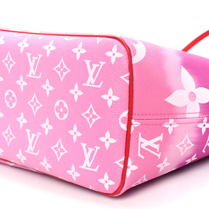 Louis Vuitton Monogram Escale Neverfull MM Rouge 10 of 10