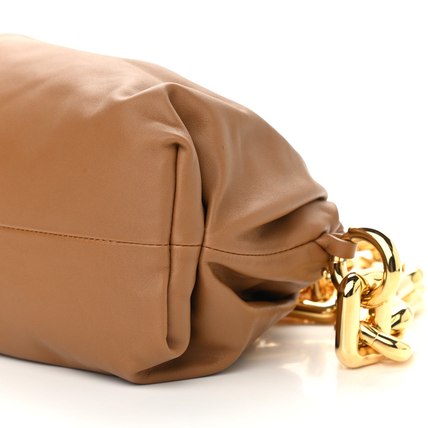 Calfskin The Pouch Chain Moutarde