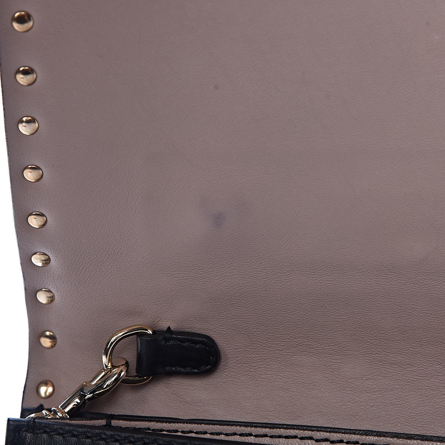 Valentino Garavani Nappa Rockstud Wristlet Clutch Black 7 of 11