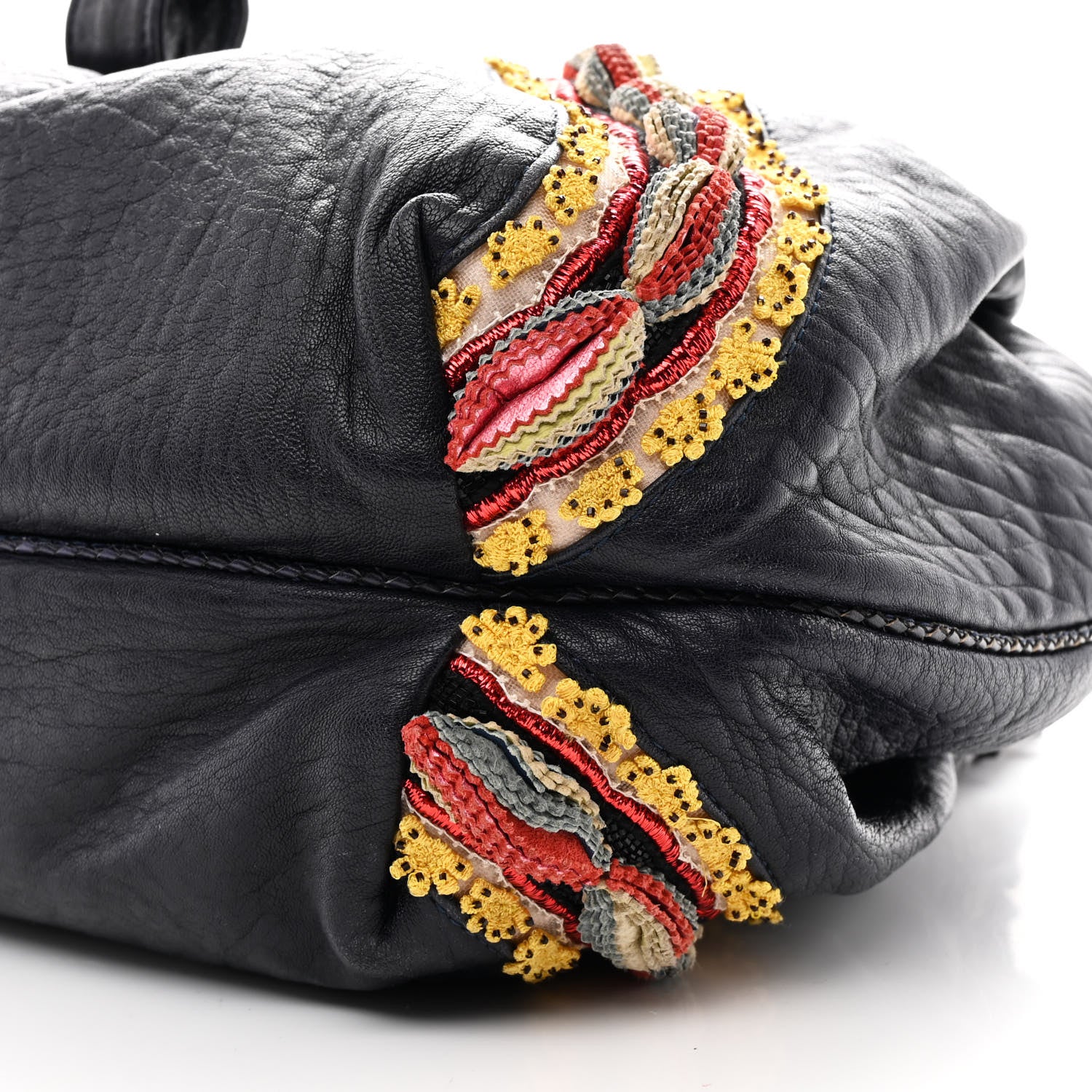 Fendi Nappa Embroidered Spy Purple Multicolor 9 of 13