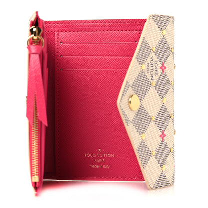 Louis Vuitton Damier Azur Studded Victorine Wallet 5 of 8
