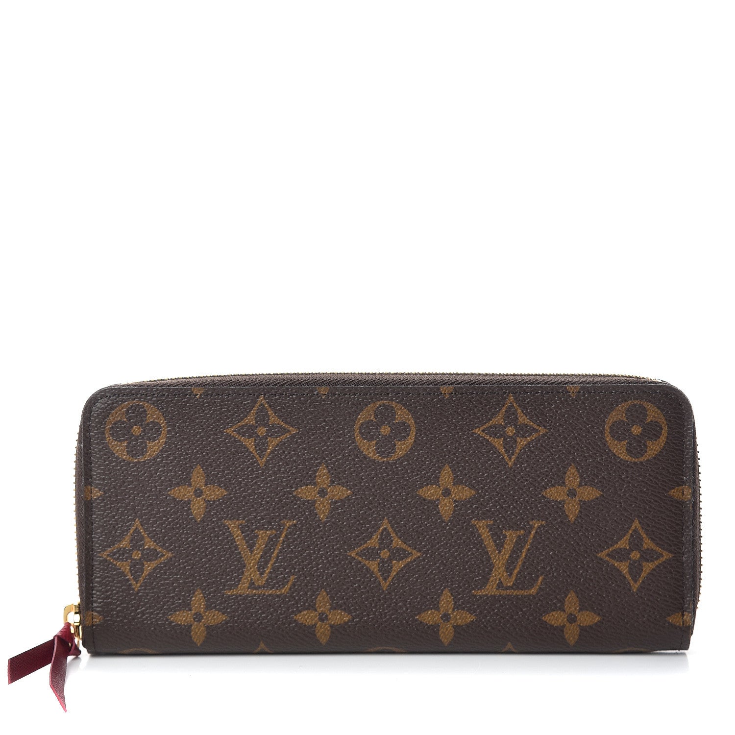 Louis Vuitton Monogram Clemence Wallet Fuchsia 1 of 9