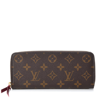 Louis Vuitton Monogram Clemence Wallet Fuchsia 1 of 9