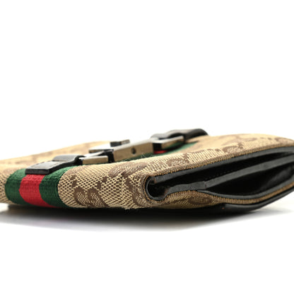 Gucci Monogram Web Jackie French Wallet Brown 11 of 11