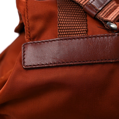 Prada Tessuto Nylon Saffiano Vela Backpack Papaya 19 of 25