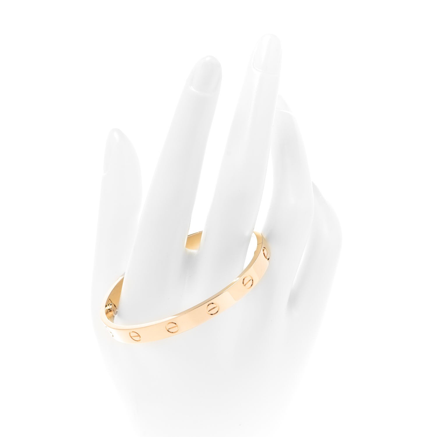 Cartier 18K Yellow Gold LOVE Bracelet 17 2 of 7
