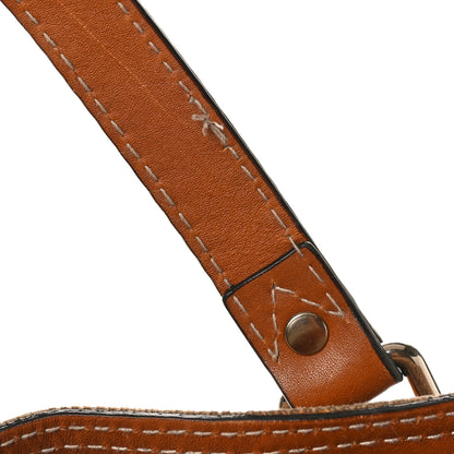 Burberry Canvas Mega Check Medium Ashby Hobo Saddle Brown 14 of 14