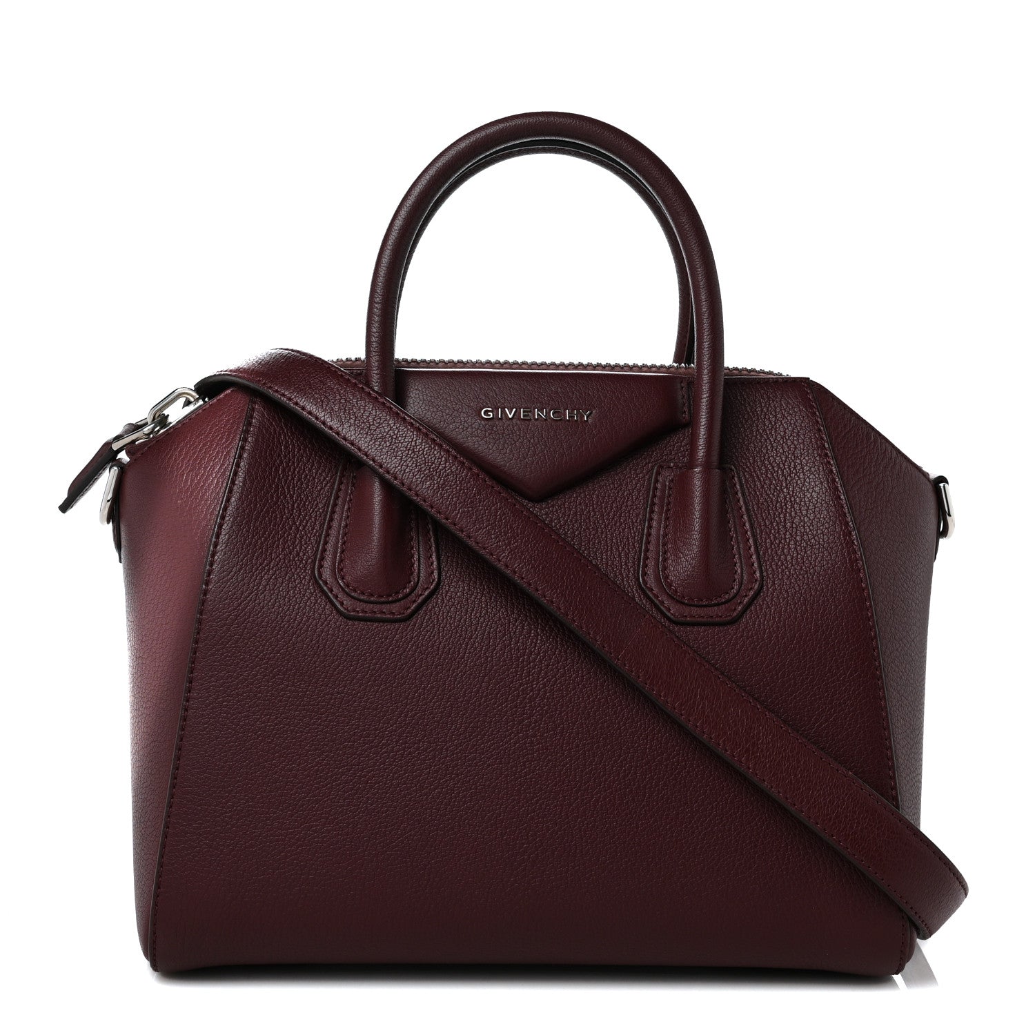 Givenchy Sugar Goatskin Small Antigona Oxblood 1 of 9