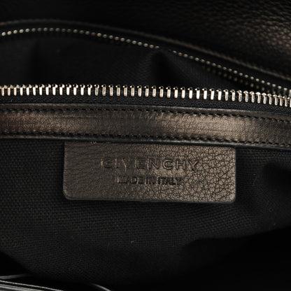 Givenchy Waxy Grained Calfskin Medium Pandora Pure Flap Bag Black 6 of 7