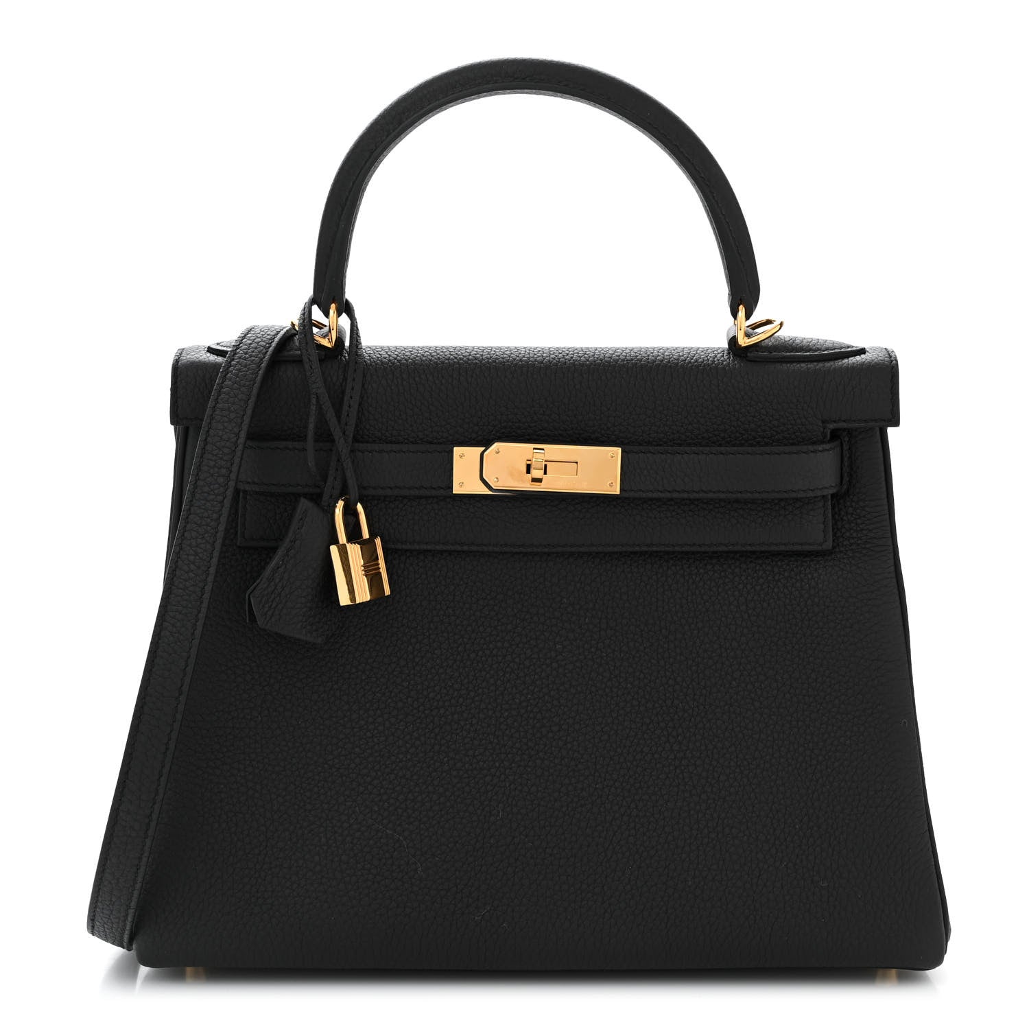 Hermes Togo Kelly Retourne 28 Black 1 of 10