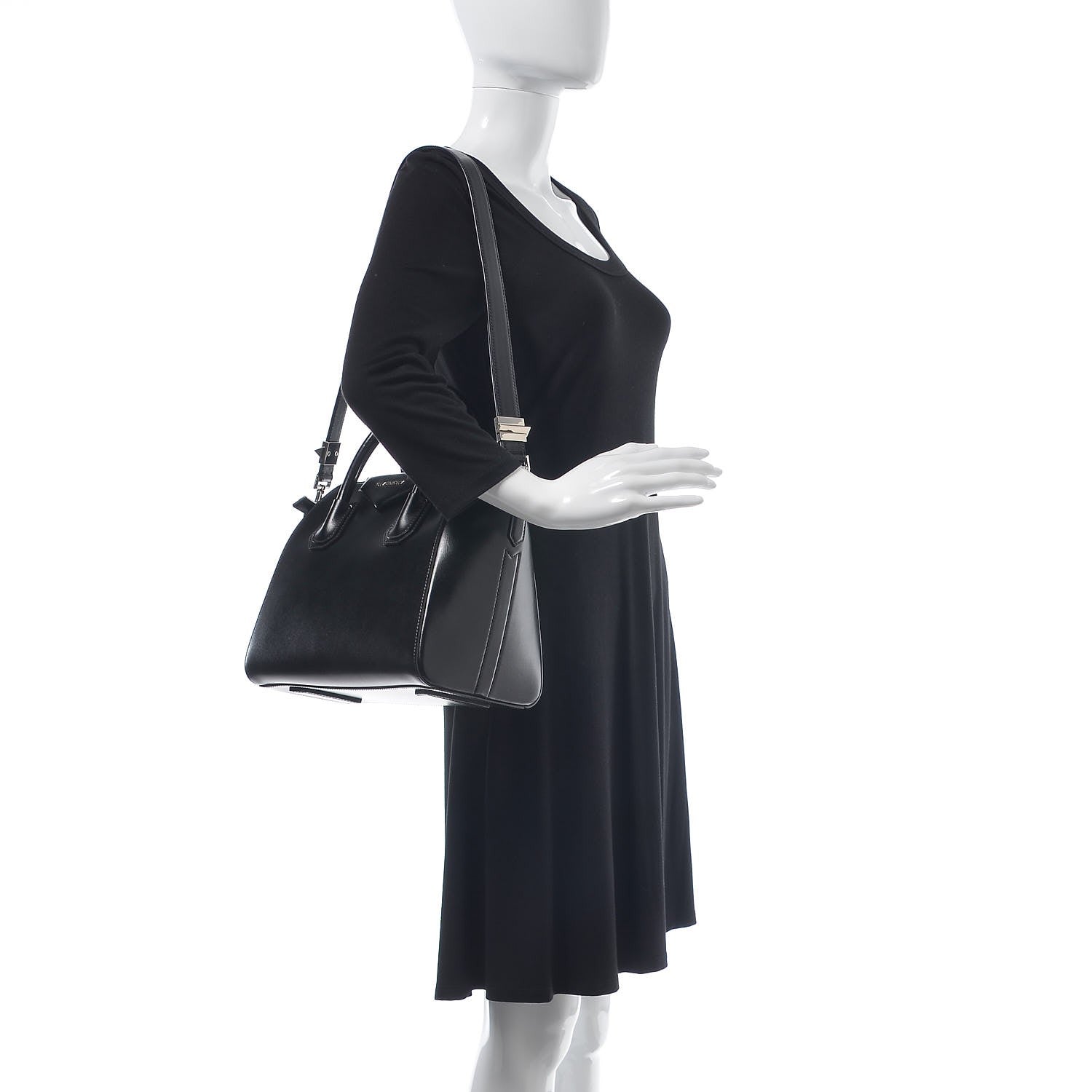 Givenchy Shiny Lord Calfskin Small Antigona Black 2 of 7