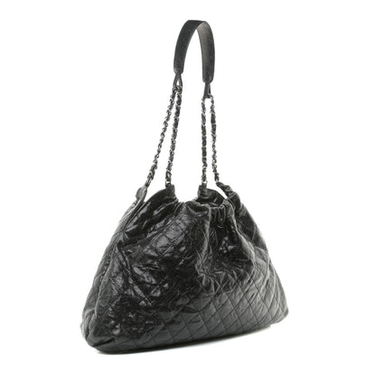 Chanel Caviar Quilted Medium Elastic Shopping Tote Black 2 of 12