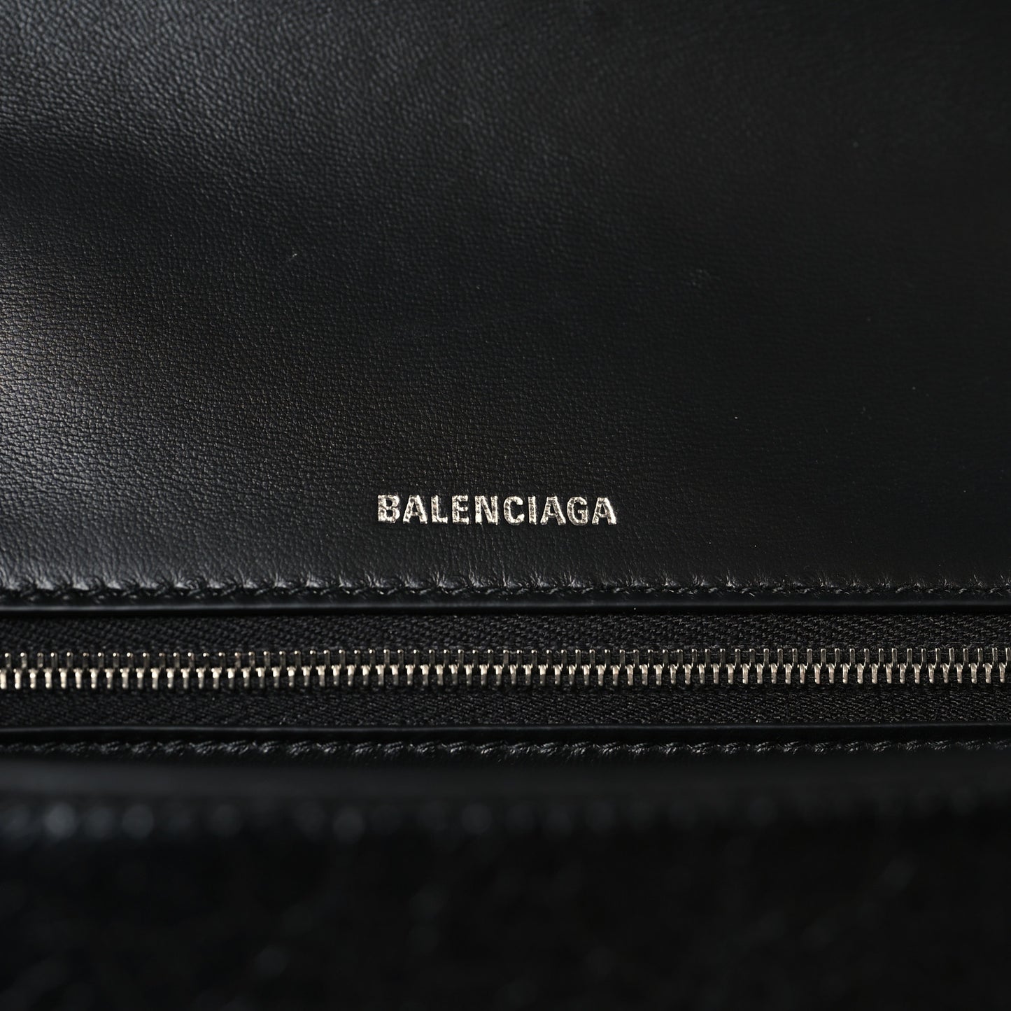 Arena Lambskin Medium Hourglass X Le Cagole Top Handle Bag Black