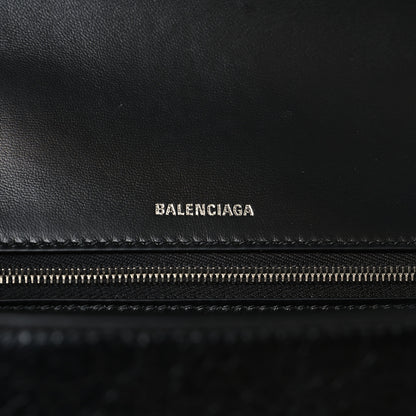 Balenciaga Arena Lambskin Medium Hourglass X Le Cagole Top Handle Bag Black 6 of 9