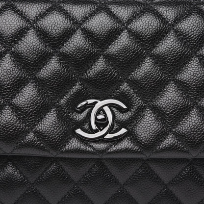 Chanel Caviar Quilted Small Coco Handle Flap So Black 7 of 10