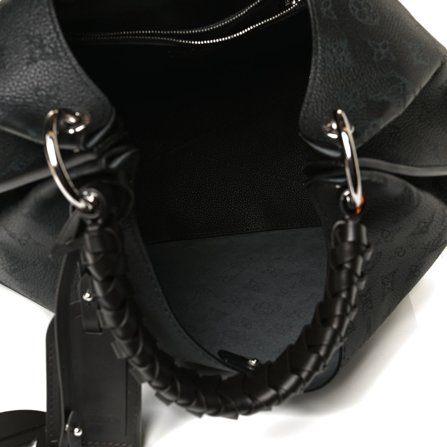 Louis Vuitton Mahina Beaubourg Hobo MM Black 5 of 10