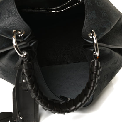 Louis Vuitton Mahina Beaubourg Hobo MM Black 5 of 10