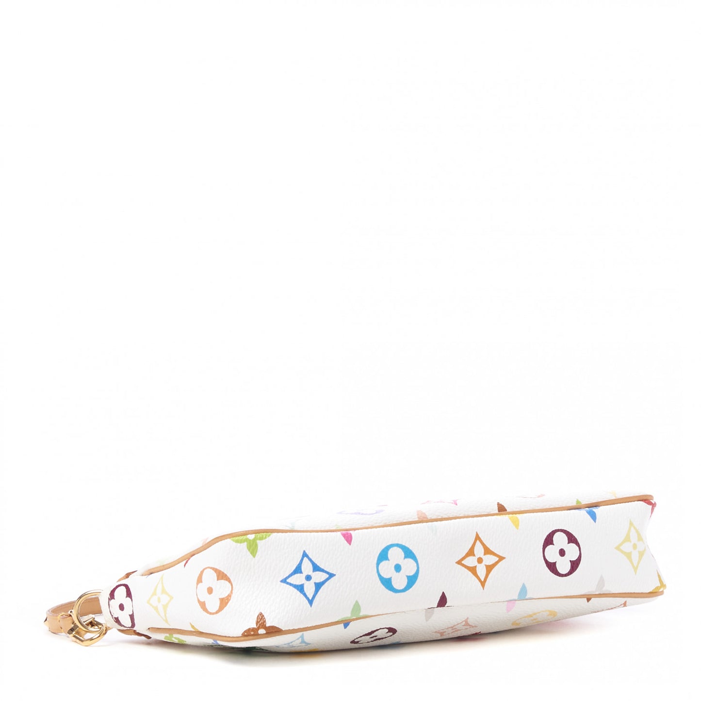 Monogram Multicolor Pochette Accessories White
