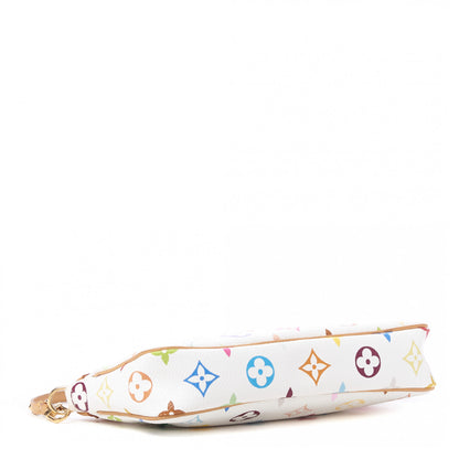Louis Vuitton Monogram Multicolor Pochette Accessories White 3 of 7