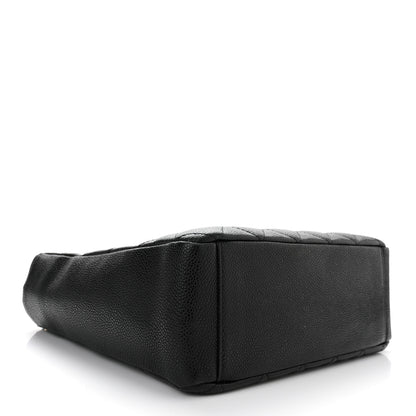 Chanel Caviar Quilted Petit Shopping Tote PST Black 4 of 10
