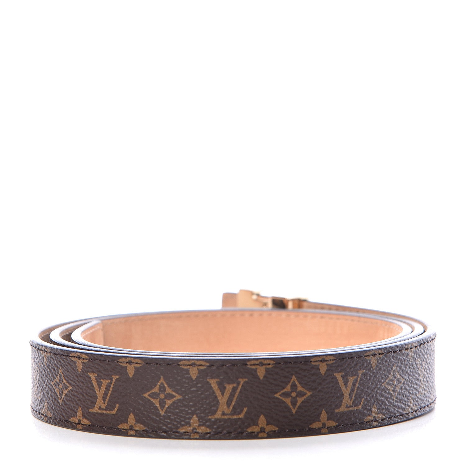 Louis Vuitton Mini Monogram 25mm LV Initiales Belt 95 38 3 of 9
