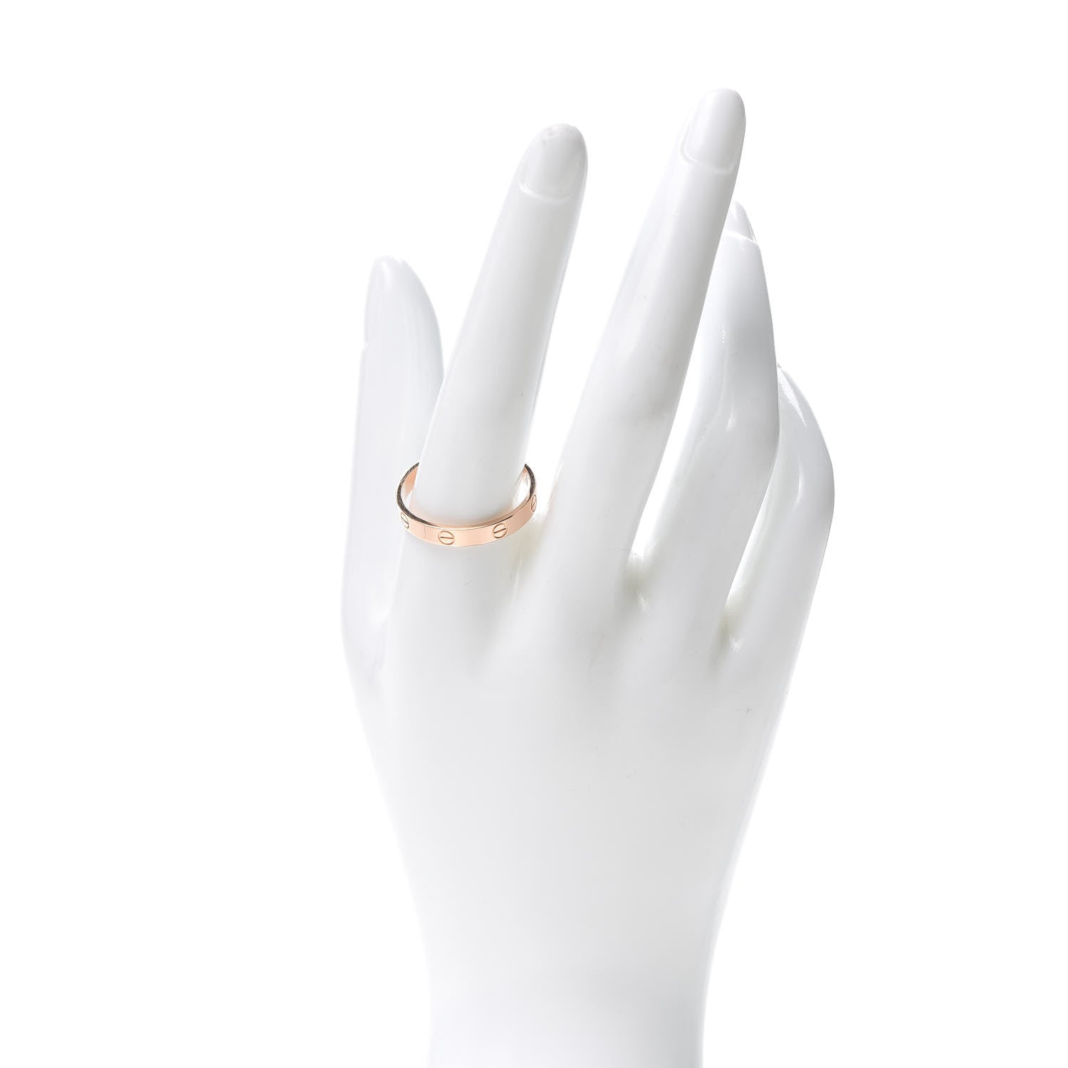 Cartier 18K Pink Gold 3.5mm LOVE Wedding Band Ring 65 11 2 of 4
