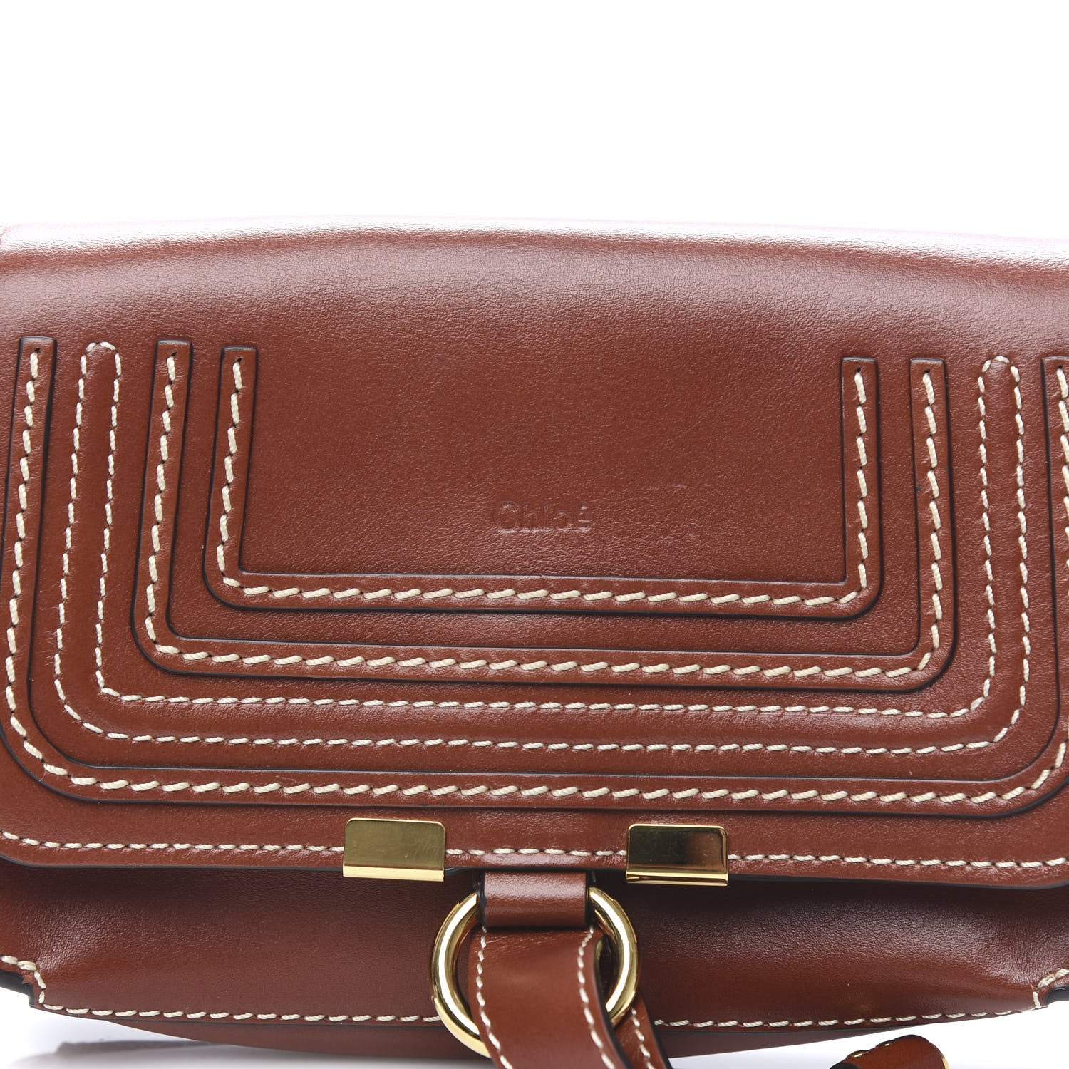 Chloe Calfskin Marcie Convertible Belt Bag Caramel 10 of 10