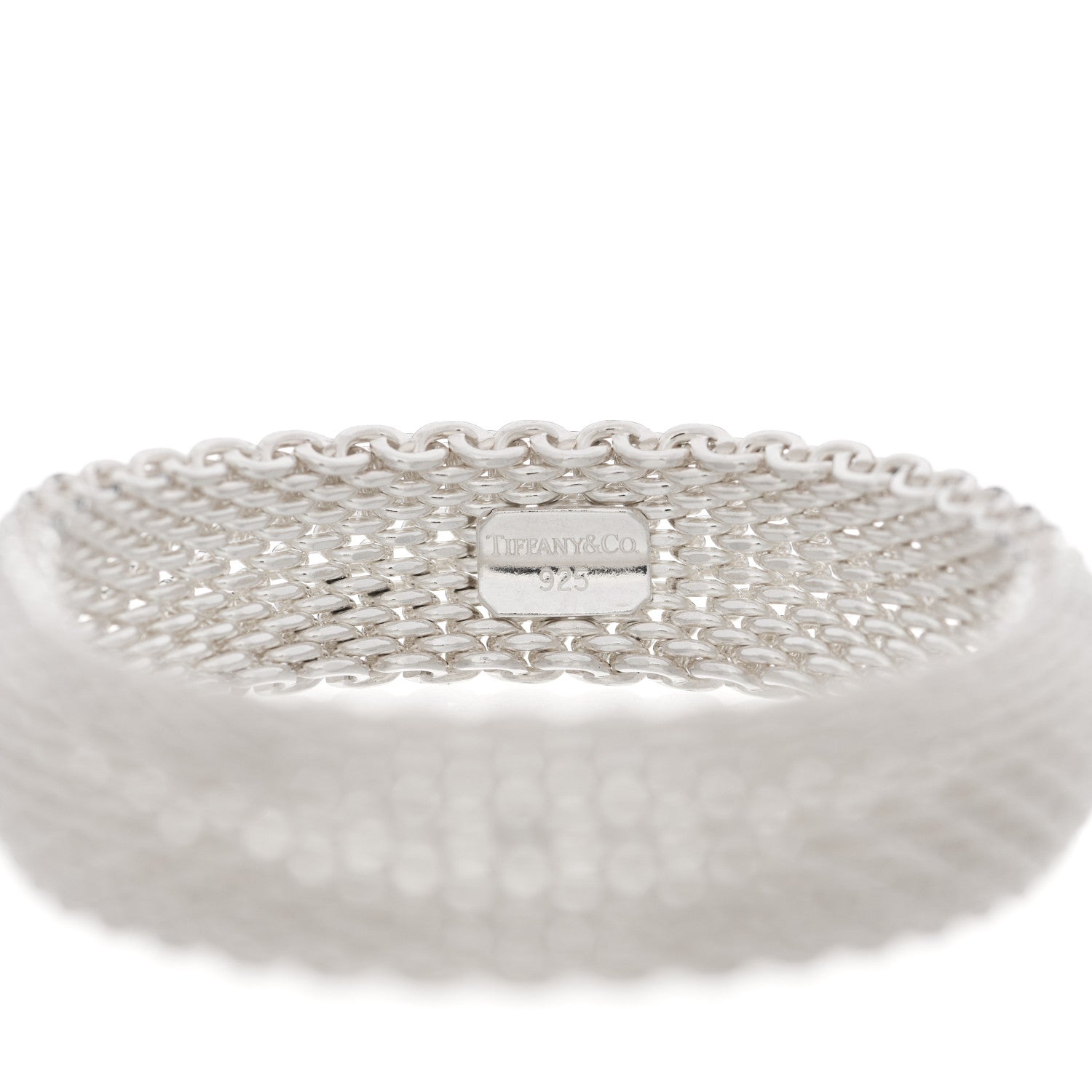 Tiffany Sterling Silver Somerset Mesh Bracelet 3 of 4
