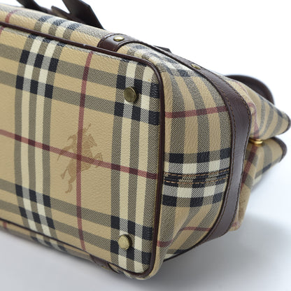 Burberry Haymarket Check Buckle Satchel Chocolate 6 of 11