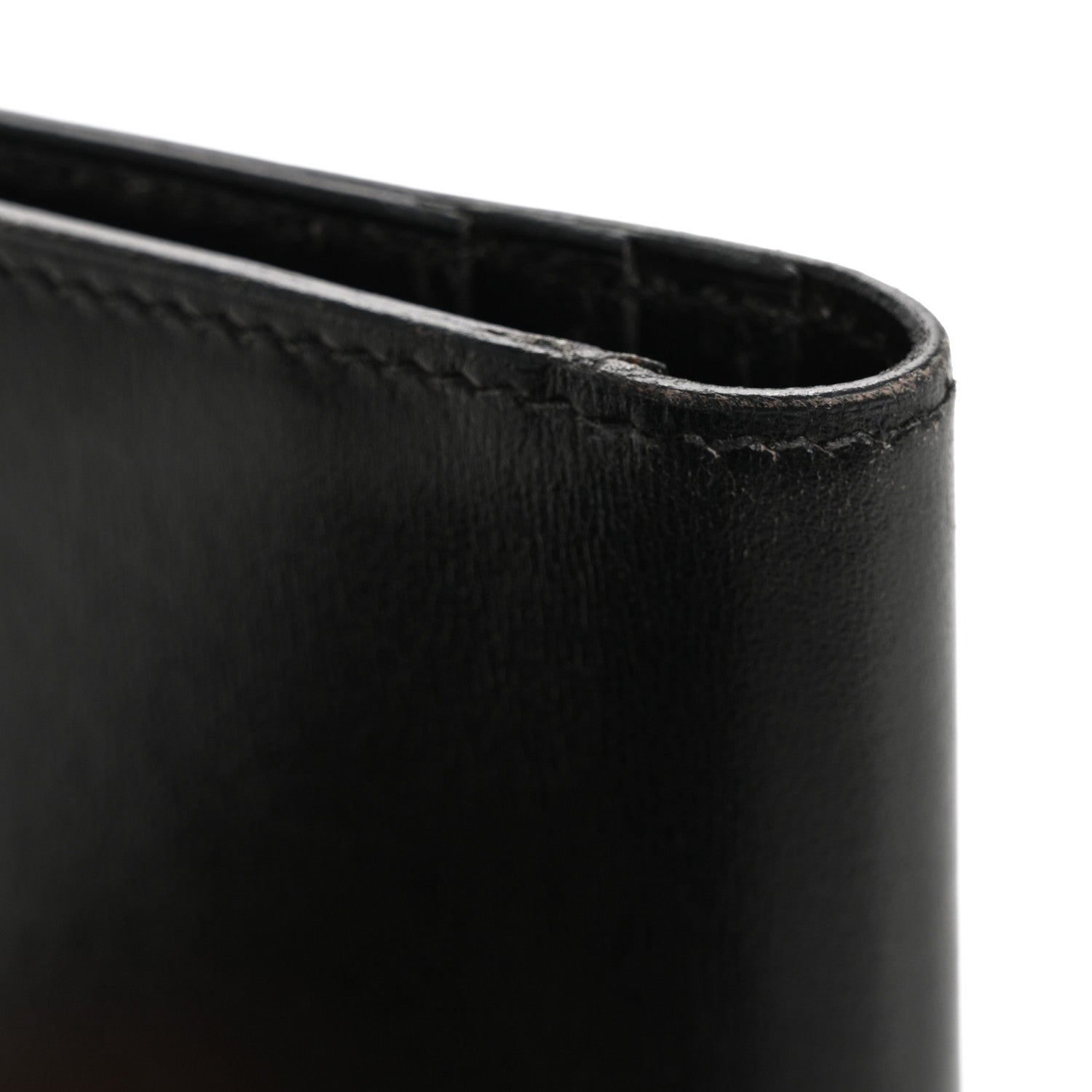 Hermes Box Bearn Gusset Wallet Black 10 of 13