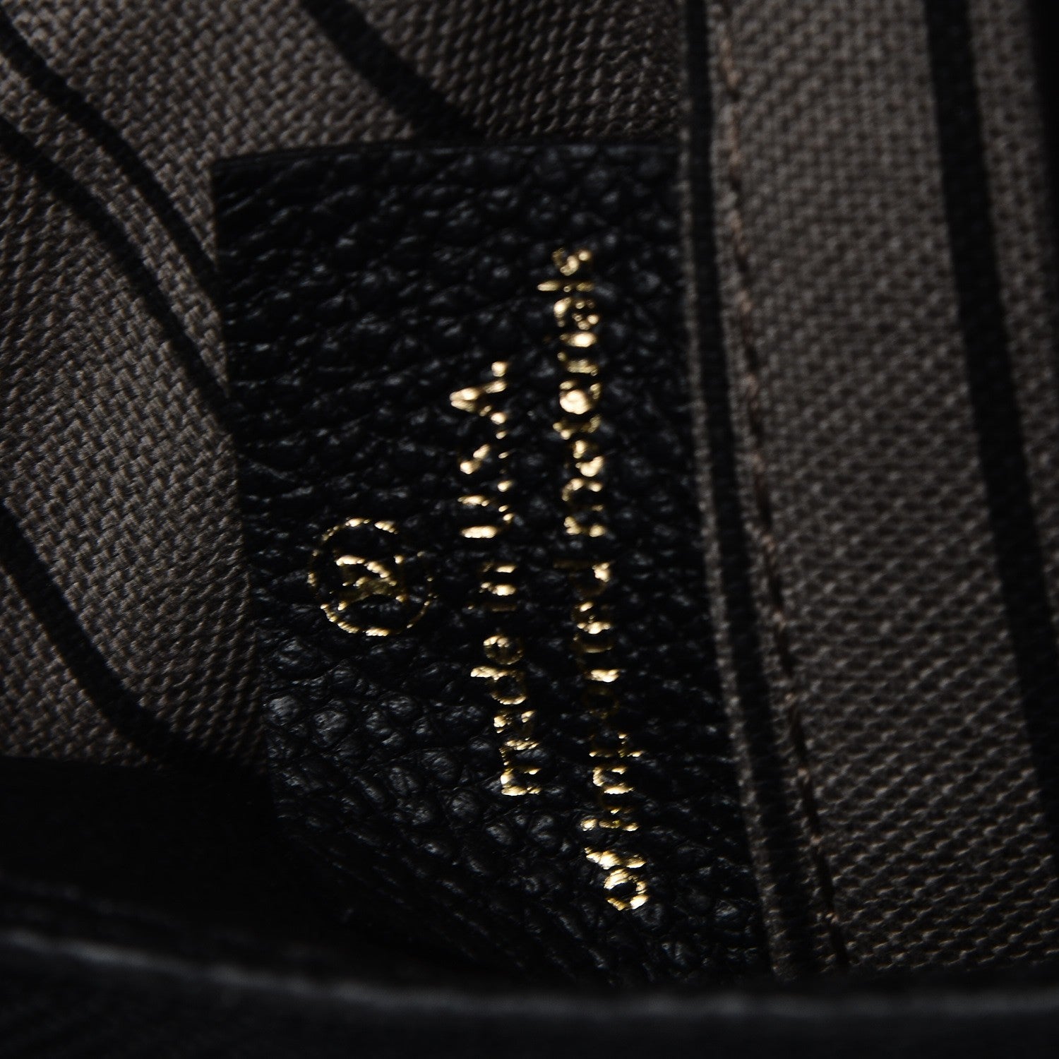 Louis Vuitton Empreinte Montaigne MM Black 8 of 10