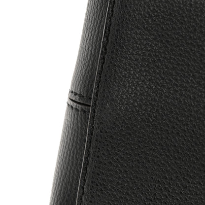 Burberry Grainy Calfskin Haymarket Check Medium Reversible Tote Black 16 of 22