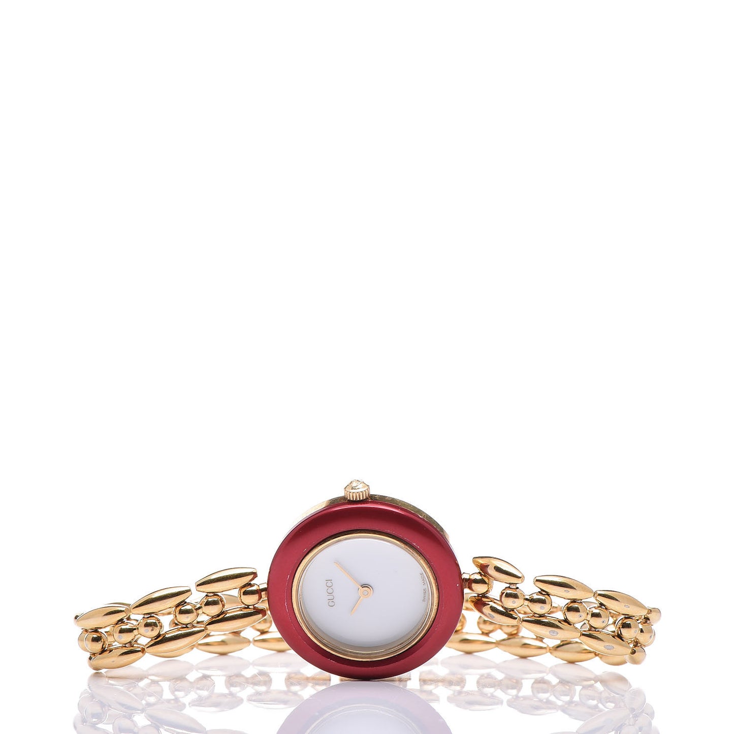 Stainless Steel 26mm Rice Link Interchangeable Bezel Quartz Watch