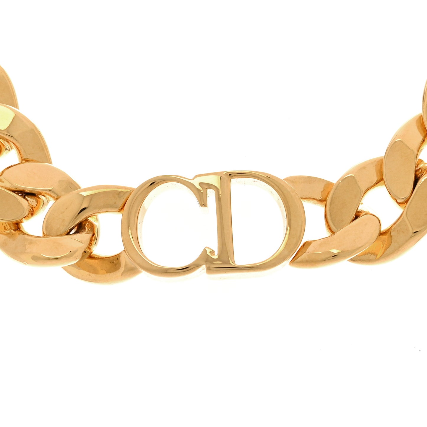 Metal Danseuse Etoile Chain Choker Necklace Gold
