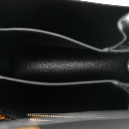 Celine Box Calfskin Small Classic Box Flap Bag Black 4 of 9