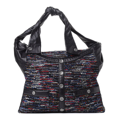 Chanel Tweed Lambskin Large Girl Bag Multicolor Black 1 of 4