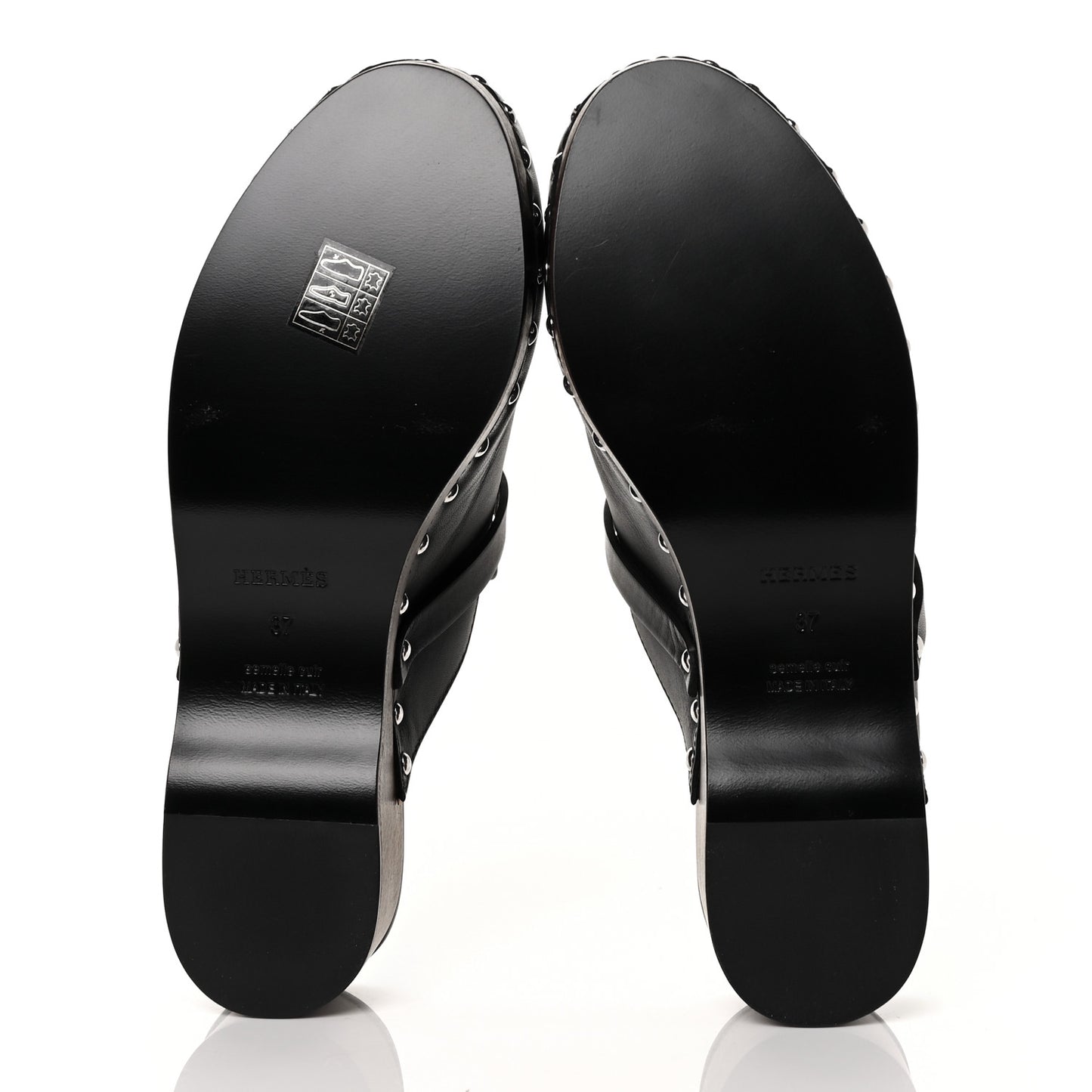 Calfskin Carlotta Mules 37 Black